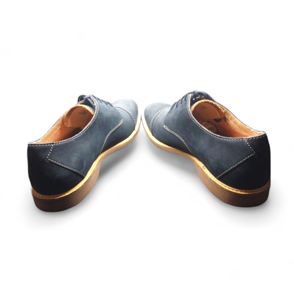 Clarks Atticus Cap Toe Oxford Shoe Men's 11.5 M Blue - Picture 5 of 7